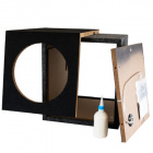 Monter baslåda-kit, umonteret portet 1x10" baslåda fra Auto-Connect