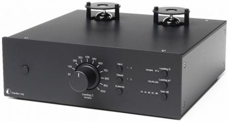 Pro-Ject Tube Box DS2, RIAA-steg svart i gruppen Hjemmestereo / Tilbehør / Tilbehør til pladespiller hos BRL Electronics (10203010133)