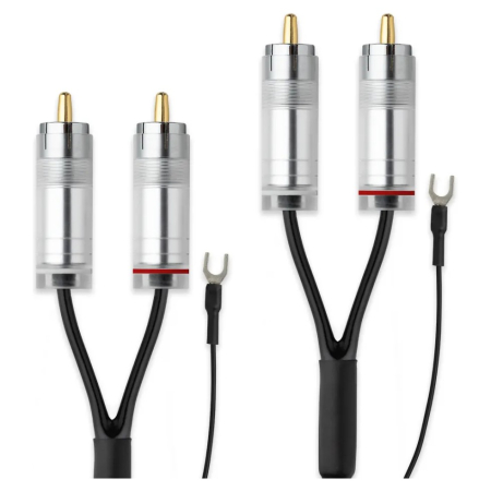 Pro-Ject Connect It Phono S RCA pladespillerkabel med jordleder, 1.23 meter i gruppen Hjemmestereo / Kabler / Analoge kabler hos BRL (102060404)