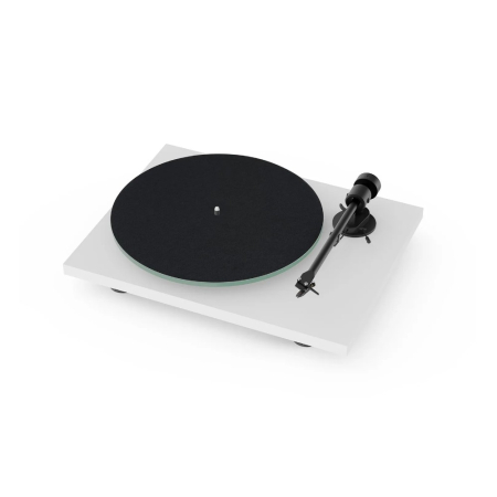 Pro-Ject T1 EVO Phono pladespiller med OM10-pickup, mat hvid i gruppen Nyheder hos BRL (102060660)