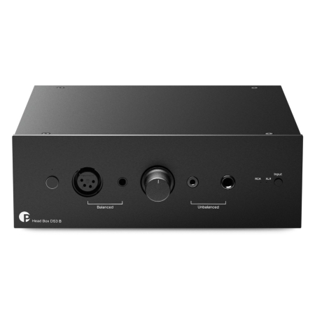Pro-Ject Head Box DS3 B, balanceret hovedtelefonforstærker, sort i gruppen Hjemmestereo / Hovedtelefoner / Hovedtelefonforstærkere hos BRL (102HEADBOXDS3B)