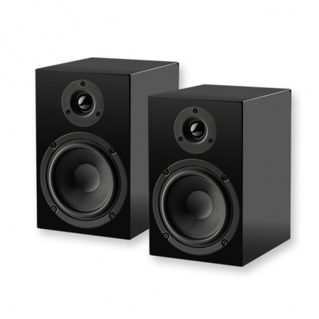 Pro-Ject Speaker Box 5 E, reolhøjttalere, par, sort i gruppen Hjemmestereo / Højttalere / Standerhøjttalere hos BRL (102SB5EB)