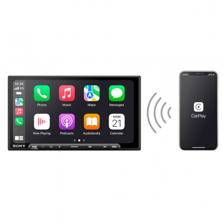 Sony XAV-AX6050, bilstereo med trådlös CarPlay och Android Auto i gruppen Bilstereo / Autoradio / 2DIN hos BRL Electronics (120XAVAX6050)