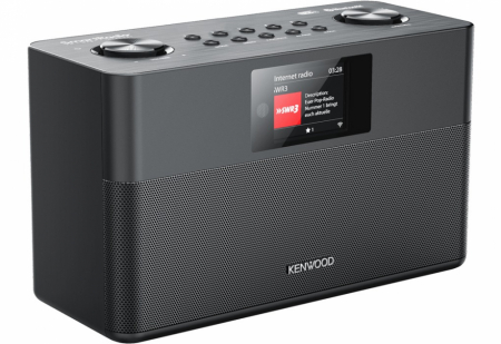 Kenwood CR-ST100S-B, svart radio med Wi-Fi, Spotify Connect, DAB+ & mer i gruppen Hjemmestereo / Højttalere / WiFi-højttalere hos BRL Electronics (121CRST100SB)