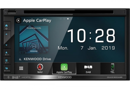 Kenwood DNX5190DABS, smart bilstereo med navigation, DAB+ och CD-spelare i gruppen Bilstereo / Autoradio / 2DIN hos BRL Electronics (121DNX5190DABS)