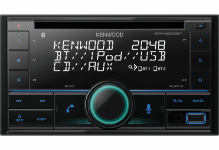 Kenwood DPX-5200BT, bilstereo med Bluetooth, AUX och CD-spelare i gruppen Bilstereo / Autoradio / 2DIN hos BRL Electronics (121DPX5200BT)