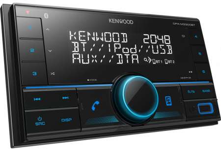 Kenwood DPX-M3300BT, bilstereo med Bluetooth, AUX och USB i gruppen Bilstereo / Autoradio / 2DIN hos BRL Electronics (121DPXM3300BT)