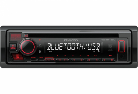 Kenwood KDC-BT460U, bilstereo med Bluetooth och CD-spelare  i gruppen Bilstereo / Autoradio / 1DIN hos BRL Electronics (121KDCBT460U)
