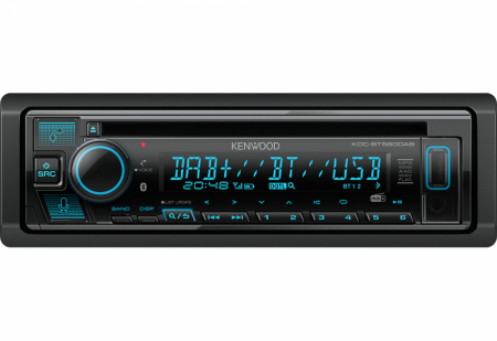 Kenwood KDC-BT560DAB, bilstereo med Bluetooth, CD-spelare & DAB+ i gruppen Bilstereo / Autoradio / 1DIN hos BRL Electronics (121KDCBT560DAB)
