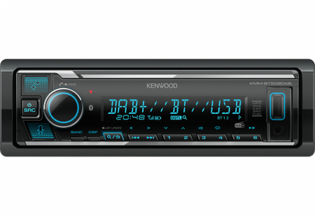 Kenwood KMM-BT508DAB, bilstereo med Bluetooth, DAB+ och 2 par lågnivå i gruppen Bilstereo / Autoradio / 1DIN hos BRL Electronics (121KMMBT508DAB)