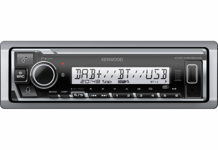 Kenwood KMR-M508DAB, marinstereo med Bluetooth & DAB+ i gruppen Bilstereo / Marine / Marinestereo hos BRL Electronics (121KMRM508DAB)