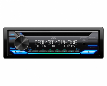 JVC KD-DB922BT, bilstereo med Bluetooth och DAB+ i gruppen Bilstereo / Autoradio / 1DIN hos BRL Electronics (130KDDB922BT)