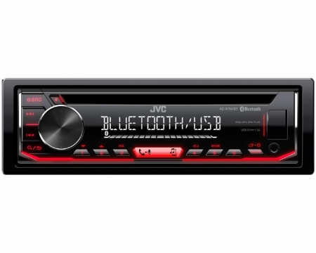 JVC KD-R794BT, bilstereo med Bluetooth, AUX/USB och 1 par lågnivå i gruppen Bilstereo / Autoradio / 1DIN hos BRL (130KDR794BT)
