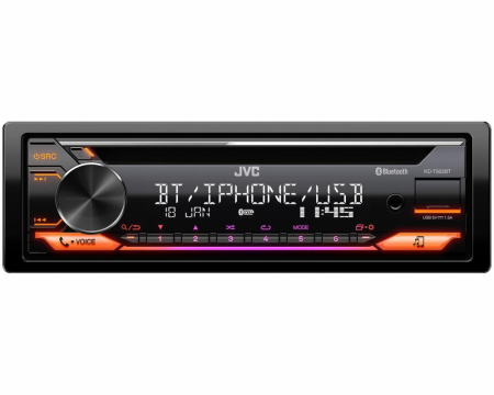 JVC KD-T922BT, bilstereo med Bluetooth och handsfree i gruppen Bilstereo / Autoradio / 1DIN hos BRL Electronics (130KDT922BT)
