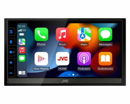JVC KW-M785DBW, bilstereo med trådlös CarPlay & Android Auto i gruppen Bilstereo / Autoradio / 2DIN hos BRL Electronics (130KWM785DBW)