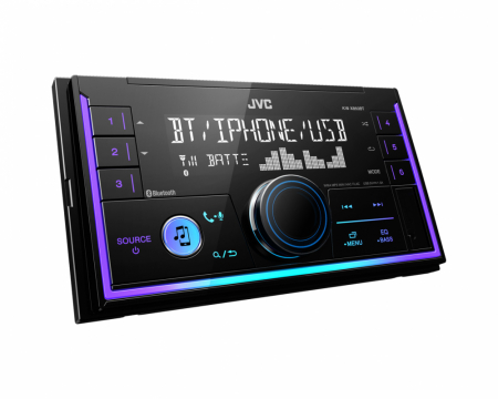 JVC KW-X850BT, bilstereo med Bluetooth, AUX/USB och 3 par lågnivå i gruppen Bilstereo / Autoradio / 2DIN hos BRL Electronics (130KWX850BT)