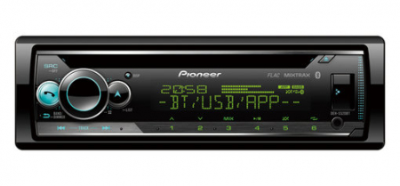 Pioneer DEH-S520BT, bilstereo med Bluetooth och 3x lågnivå i gruppen Bilstereo / Autoradio / 1DIN hos BRL Electronics (135DEHS520BT)