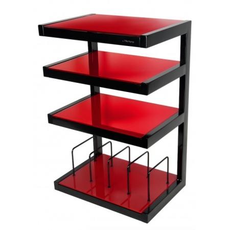 Norstone Esse Hifi Vinyl, röd stereobänk i gruppen Hjemmestereo / Tilbehør / HiFi-møbler hos BRL (143ESSEHIFIVRED)