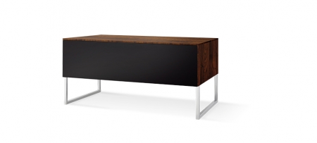 Norstone Khalm, TV/mediabänk äkta valnötsfanér i gruppen Hjemmestereo / Tilbehør / HiFi-møbler hos BRL (143KHALMWA)