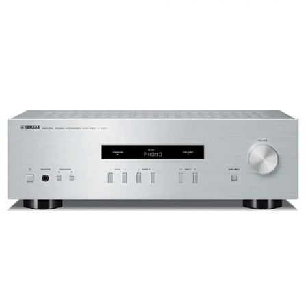 Yamaha A-S201 MK II stereoförstärkare, silver i gruppen Hjemmestereo / Forstærker / Stereoforstærker hos BRL Electronics (159AS201SI2)
