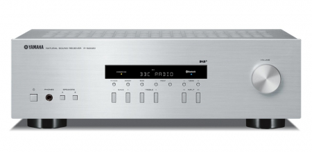 Yamaha R-S202D gen 2 stereoförstärkare, silver i gruppen Hjemmestereo / Forstærker / Stereoforstærker hos BRL Electronics (159RS202DSI2)