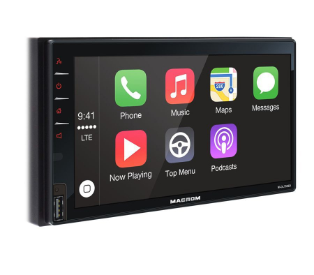 Macrom M-DL7000D25 bilstereo med CarPlay, Android Auto, DAB+ och Bluetooth i gruppen Nyheder hos BRL (175DL7000D25)