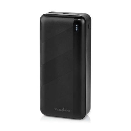 Nedis powerbank, 30 000 mAh i gruppen Hjemmestereo / Tilbehør / Powerbanks hos BRL (176BKPD30000BK)