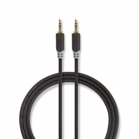 Nedis 3.5mm AUX kabel i gruppen Bilstereo / Smartphone i bilen / Tilbehør til mobiltelefonen hos BRL Electronics (176CABW22000ATVAR)