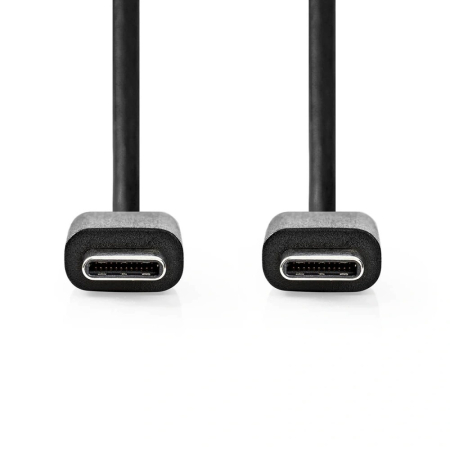 NEDIS CCGL60700 USB-C 2.0-kabel, sort, 2 meter i gruppen Hjemmestereo / Kabler / Digitale kabler hos BRL (176CCGL60700BK20)