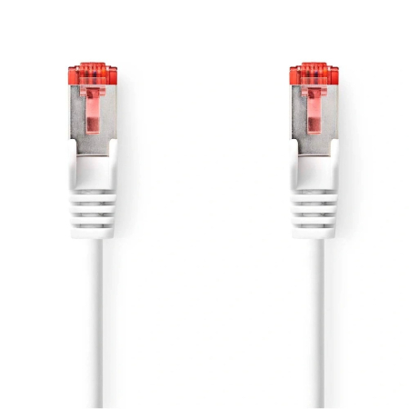 Nedis CAT6 S/FTP-netværkskabel, hvid i gruppen Nyheder hos BRL (176CCGL85221WTr)