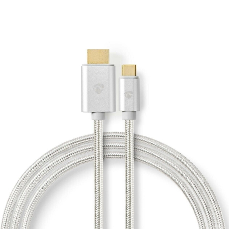 Nedis USB-C til HDMI-kabel, 4K/60 Hz, 2 meter i gruppen Hjemmestereo / Kabler / Forskellige kabler og adaptere hos BRL (176CCTB64655AL20)