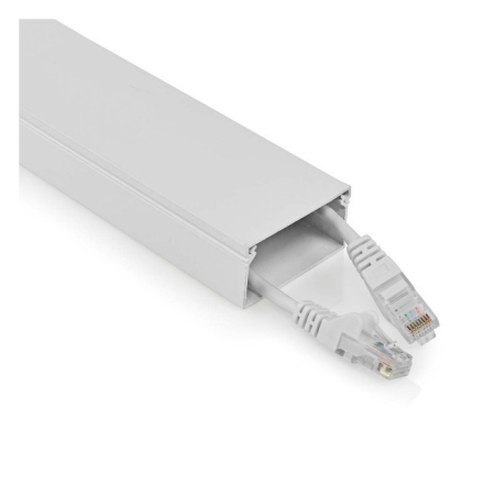 Nedis kabelkanal i aluminium 25 mm, hvid i gruppen Hjemmestereo / Tilbehør / Tilbehør til TV hos BRL (176CMDT5025WT110)