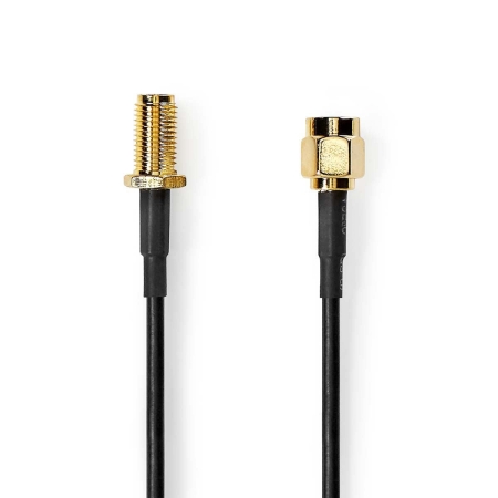 Nedis SMA-antennekabel, han–hun, 3 meter i gruppen Hjemmestereo / Kabler / Forskellige kabler og adaptere hos BRL (176CSGL02010BK30)