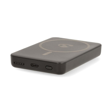 Nedis powerbank, 5 000 mAh, magnetisk trådløs opladning i gruppen Hjemmestereo / Tilbehør / Powerbanks hos BRL (176UPBKW15W5000BK)
