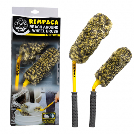 Chemical Guys Rimpaca Reach Around Ultimate Wheel Brush Set, 2-pack i gruppen Bilstereo / Tilbehør / Bilpleje / Tilbehør og værktøj hos BRL Electronics (179ACC615)