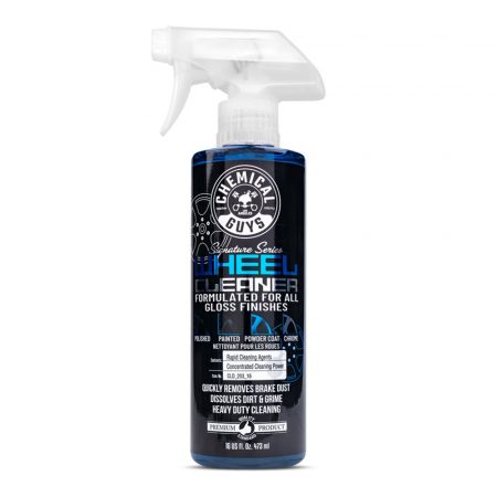 Chemical Guys Signature Series Wheel Cleaner fälgrengöring, 473 ml i gruppen Bilstereo / Bilpleje / Flygrostfjerner & Fælgrensning hos BRL Electronics (179CLD20316)
