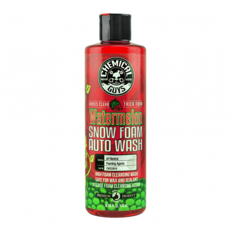 Chemical Guys Watermelon Snow Foam skummande bilschampo, 473 ml i gruppen Bilstereo / Bilpleje / Bilshampoo hos BRL Electronics (179CWS20816)