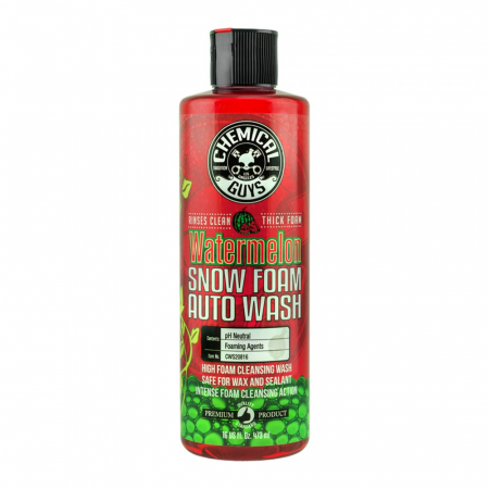 Chemical Guys Watermelon Snow Foam skummande bilschampo, 473 ml i gruppen Bilstereo / Tilbehør / Bilpleje / Vask & rengøring hos BRL Electronics (179CWS20816)