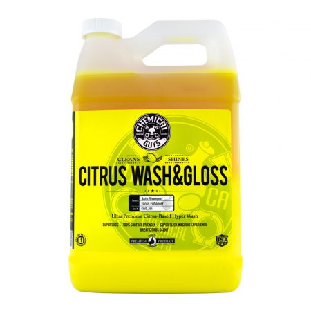 Chemical Guys Citrus Wash & Gloss bilschampo, 3.7 liter i gruppen Bilstereo / Tilbehør / Bilpleje / Vask & rengøring hos BRL Electronics (179CWS301)