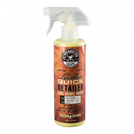 Chemical Guys Leather Quick Detailer återställer läder, 473 ml i gruppen Bilstereo / Tilbehør / Bilpleje / Interiør hos BRL Electronics (179SPI21616)