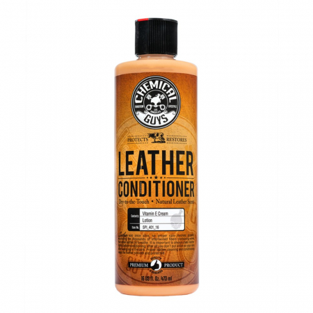 Chemical Guys Leather Conditioner, 473 ml i gruppen Bilstereo / Tilbehør / Bilpleje / Interiør hos BRL Electronics (179SPI40116)