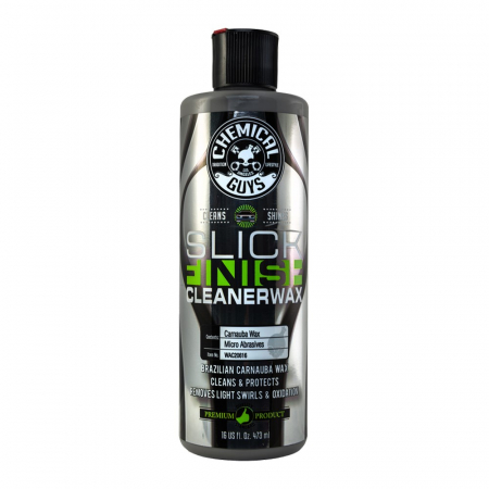 Chemical Guys Slick Finish Cleaner Wax djuprengörande bilvax, 473 ml i gruppen Bilstereo / Bilpleje / Voks og beskyttelse hos BRL Electronics (179WAC20616)