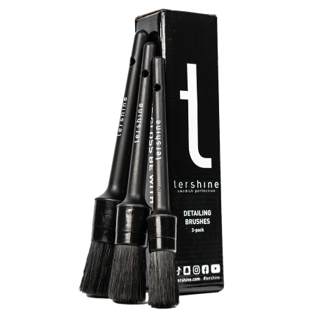 Tershine Detailing Brushes, rekondpensler, 3-pak i gruppen Bilstereo / Bilpleje / Tilbehør og værktøj hos BRL Electronics (184BRUSH)