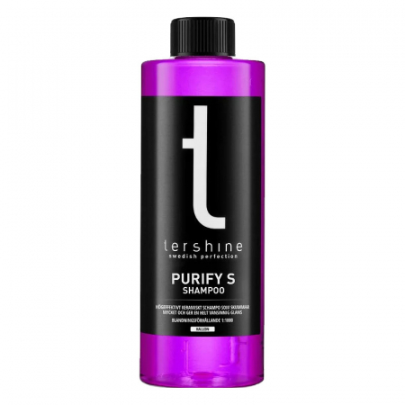 Tershine Purify S - Shampoo, keramisk shampoo, hindbær 500 ml i gruppen Bilstereo / Bilpleje / Bilshampoo hos BRL Electronics (184PUS500H)