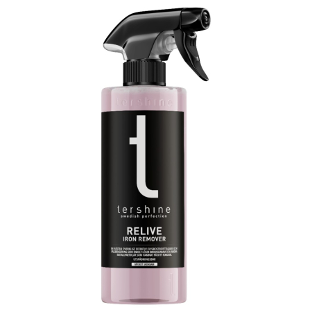 Tershine Relive - Iron Remover, flygrostfjerner, 500 ml i gruppen Bilstereo / Bilpleje / Flygrostfjerner & Fælgrensning hos BRL (184R500)