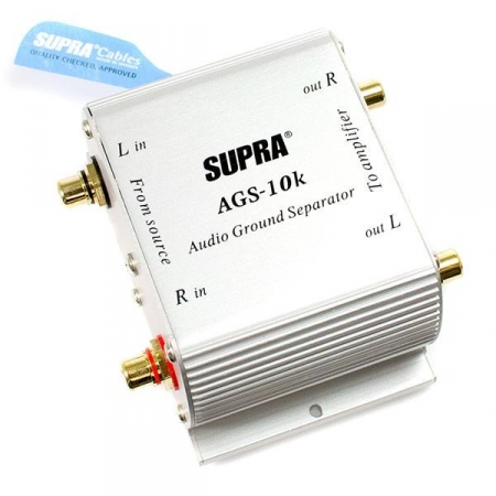 Supra AGS-10K galvanisk avskiljare i gruppen Hjemmestereo / Tilbehør / Netfiltrering hos BRL (215AGS10K)