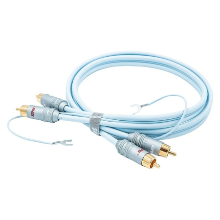 Supra Phono 2RCA-SC signalkabel til pladespiller, 0.7 meter i gruppen Hjemmestereo / Kabler / Analoge kabler hos BRL (215PHONO2RCASC07)
