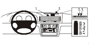 Brodit Forstærket ProClip, Volkswagen Passat 97-05 i gruppen Bilstereo / Hvad passer i min bil / Volkswagen / Passat / Passat B5 1997-2005 / Øvrigt Passat B5 1997-2005 hos BRL (240213403)