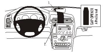 Brodit Forstærket ProClip, Volvo S60/V70 N/XC70 00-10 i gruppen Bilstereo / Hvad passer i min bil / Volvo / Volvo XC70 / Volvo XC70 2004-2007 / Øvrigt XC70 2004-2007 hos BRL (240213413)