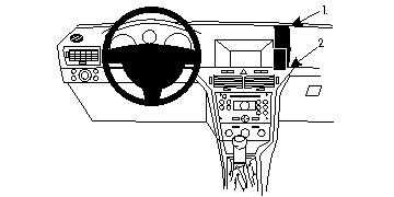 Brodit Forstærket ProClip, Opel Astra 04-09 i gruppen Bilstereo / Hvad passer i min bil / Opel / Astra / Astra 2004-2009 hos BRL (240213443)